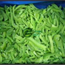 Pimiento verde rodajas verduras congeladas IQF